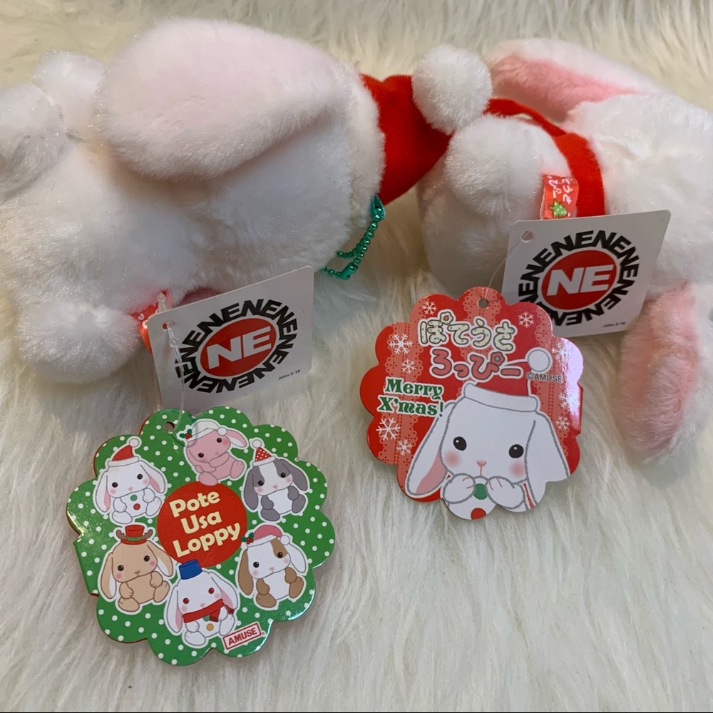 Pote Usa Loppy Merry Christmas Rabbit Ruby-chan - Picture 7 of 13